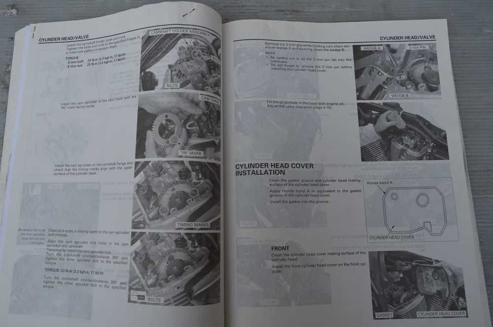 Honda VT 750 Shadow '03r+ SERWISÓWKA manual OEM