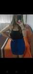 Saia curta azul tamanho S marca jennyfer