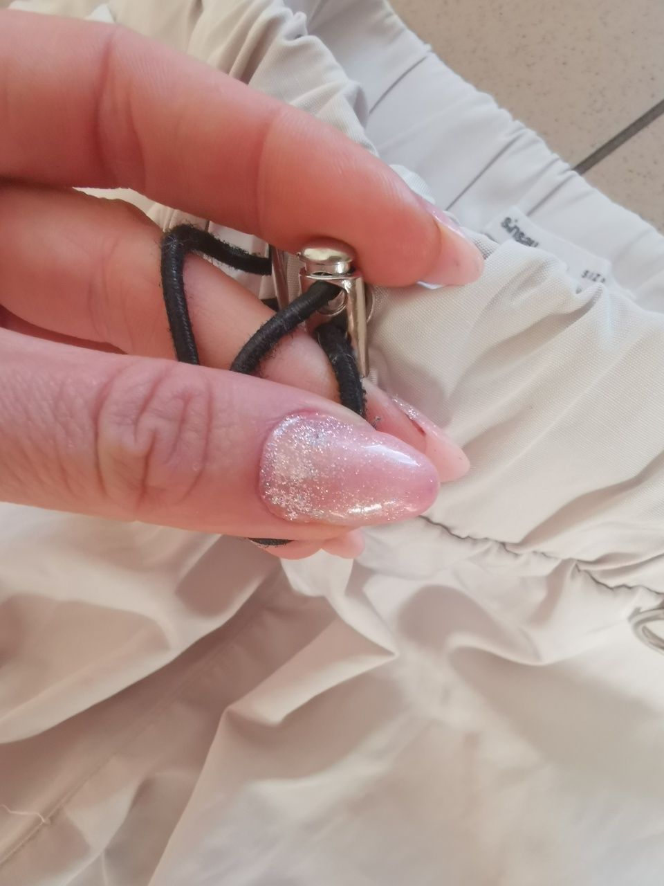 Joggery bojówki damskie ze ściągaczami wysoki stan r 40