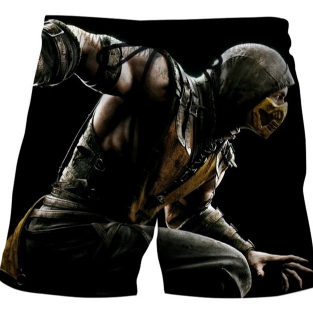 Shorty XL spodenki treningowe mortal kombat sporty walki