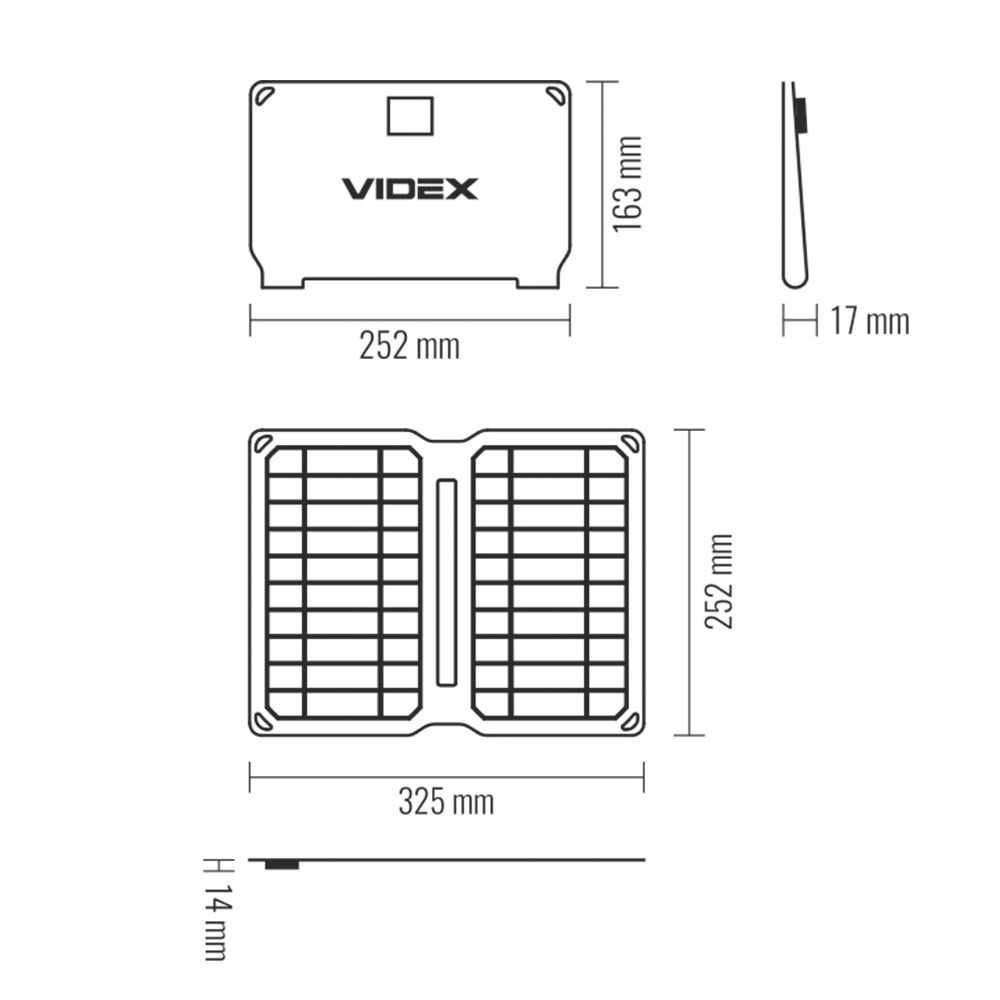 Przenośna ładowarka solarna panel 10W USB 3w1