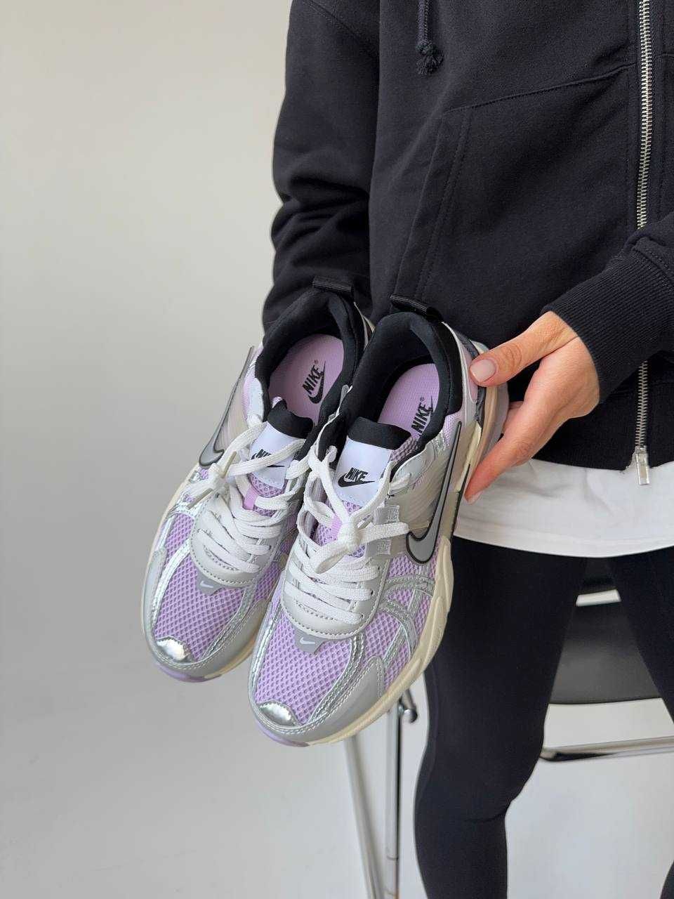 Кросівки Nike V2K Runtekk Purple/Silver premium