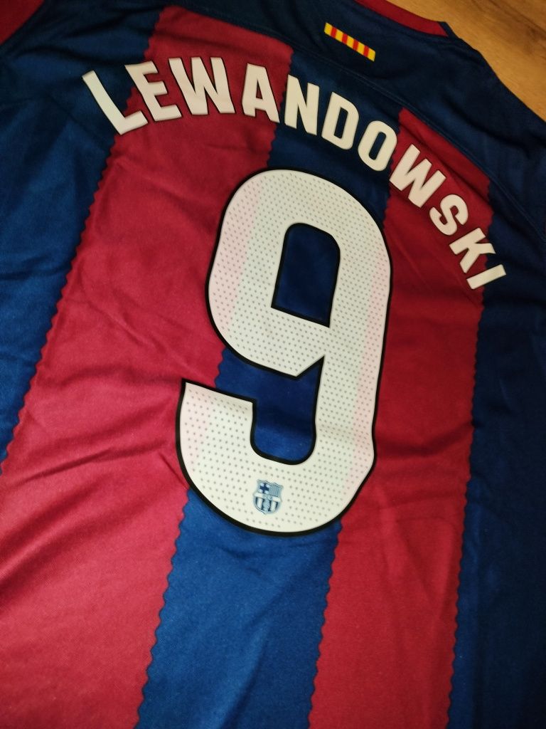 Komplet FC Barcelona Lewandowski nr.9