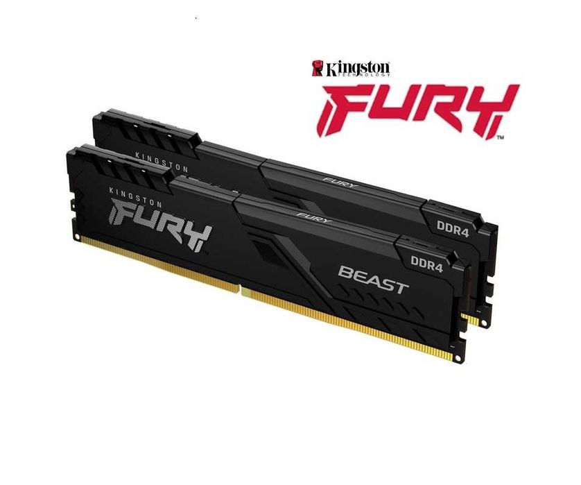 DDR4 16Gb 3600MHz 2x8gb Kingston Fury Beast Black оперативная память