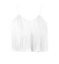 Top Plissado Branco Stradivarius