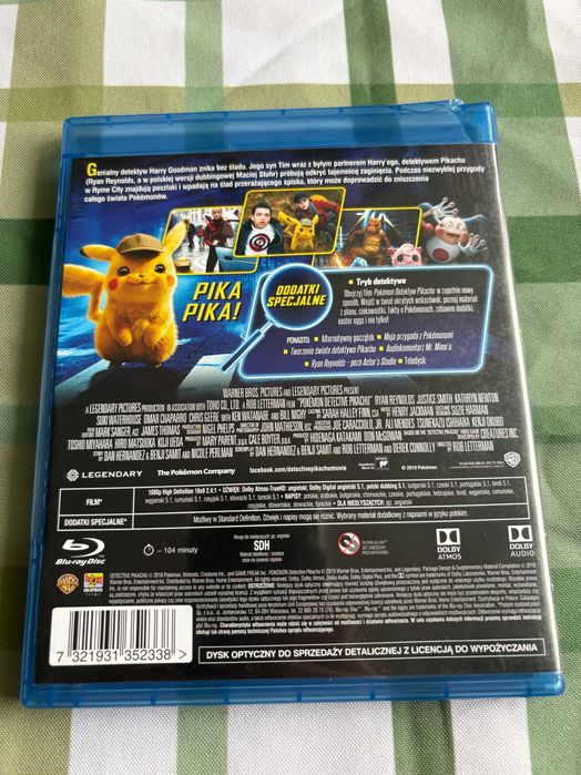 Detektyw Pikachu blu ray