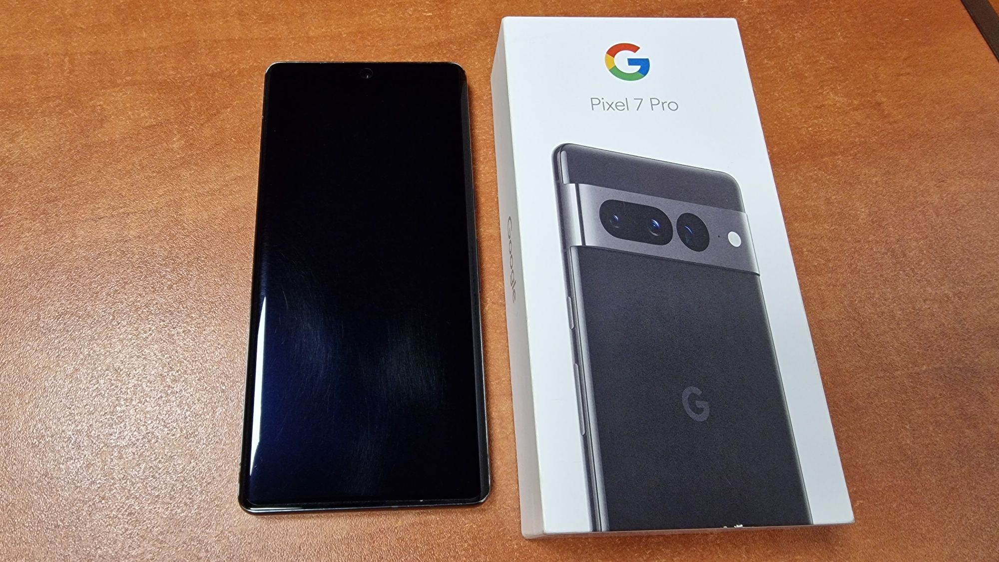 Google Pixel 7 Pro 5G Dual Sim 128GB/12GB RAM czarny, stan bdb, gwar.