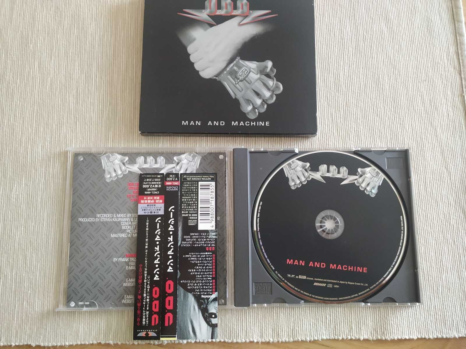 U.D.O - Man And Machine (2002) (Japan) 1st Press