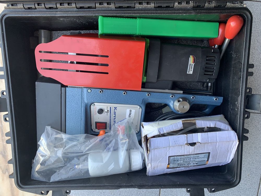 Engenho furar base magnetica karnach KAS100