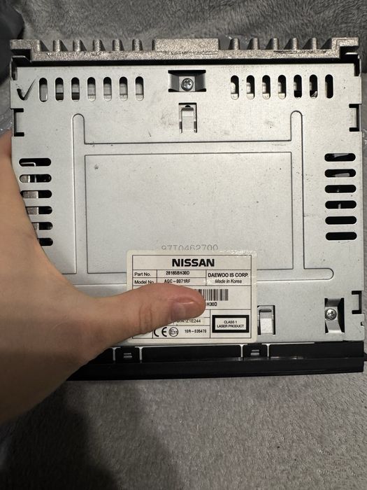 Продам штатную автмагнитолу nissan note: DAEWOO (2011-2015)