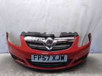 ^ ZDERZAK PRZÓD PRZEDNI DO OPEL CORSA D Y547 CZERWONY