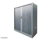 Szafa roletowa niska 145x120x45 cm z roletą przesuwna