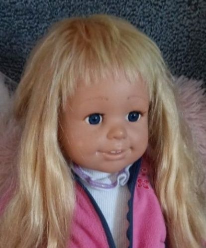 Duża śliczna lalka60cm.