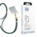 3MK EasyClip Dark Green (gold)smycz do telefonu