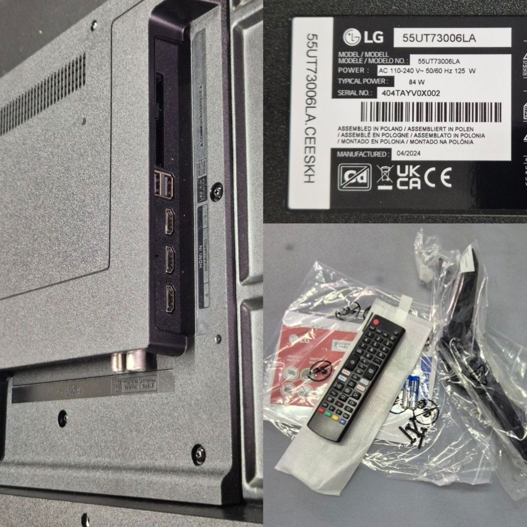 LG 55' 4К / HDR10 Pro / Wi-Fi / Новий 2024рік.