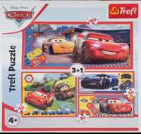 Puzzle dla dzieci Trefl 4w1 Auta