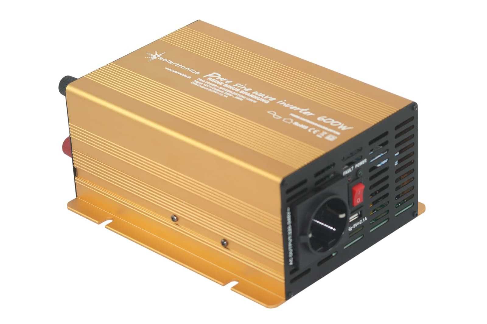 Інвертор NP 12V 600 Watt Power USB 2.1A pure SINUS