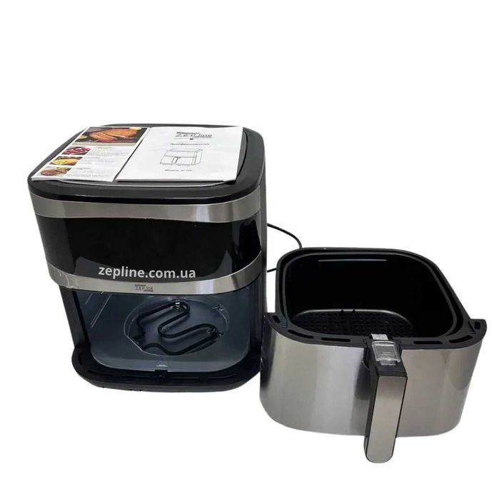 Аерофритюрниця Zepline ZP-216, 12 л, 4200 Вт, 2 ТЕНи
