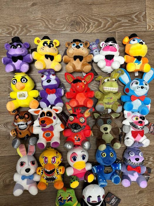 Плюшевые игрушки 5 Ночей с Фредди Фнаф Бони Фокси Чика Спрингтрап Манг