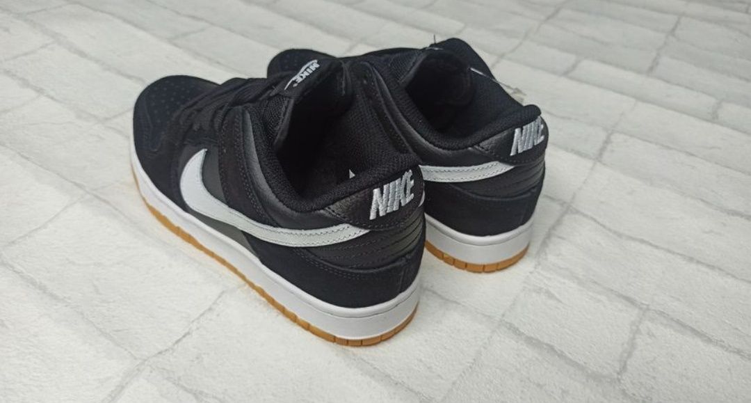 Кроссовки nike sb dunk low pro черные 625-1