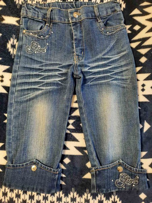 Джинсовые бриджи размер 26