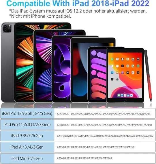 COO rysik magnetyczny do iPad Pro 11 12.9 10/9/8/7/6 iPad Mini 6/5 Air