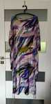 Sukienka oversize L XL z wiskozy Made in Poland