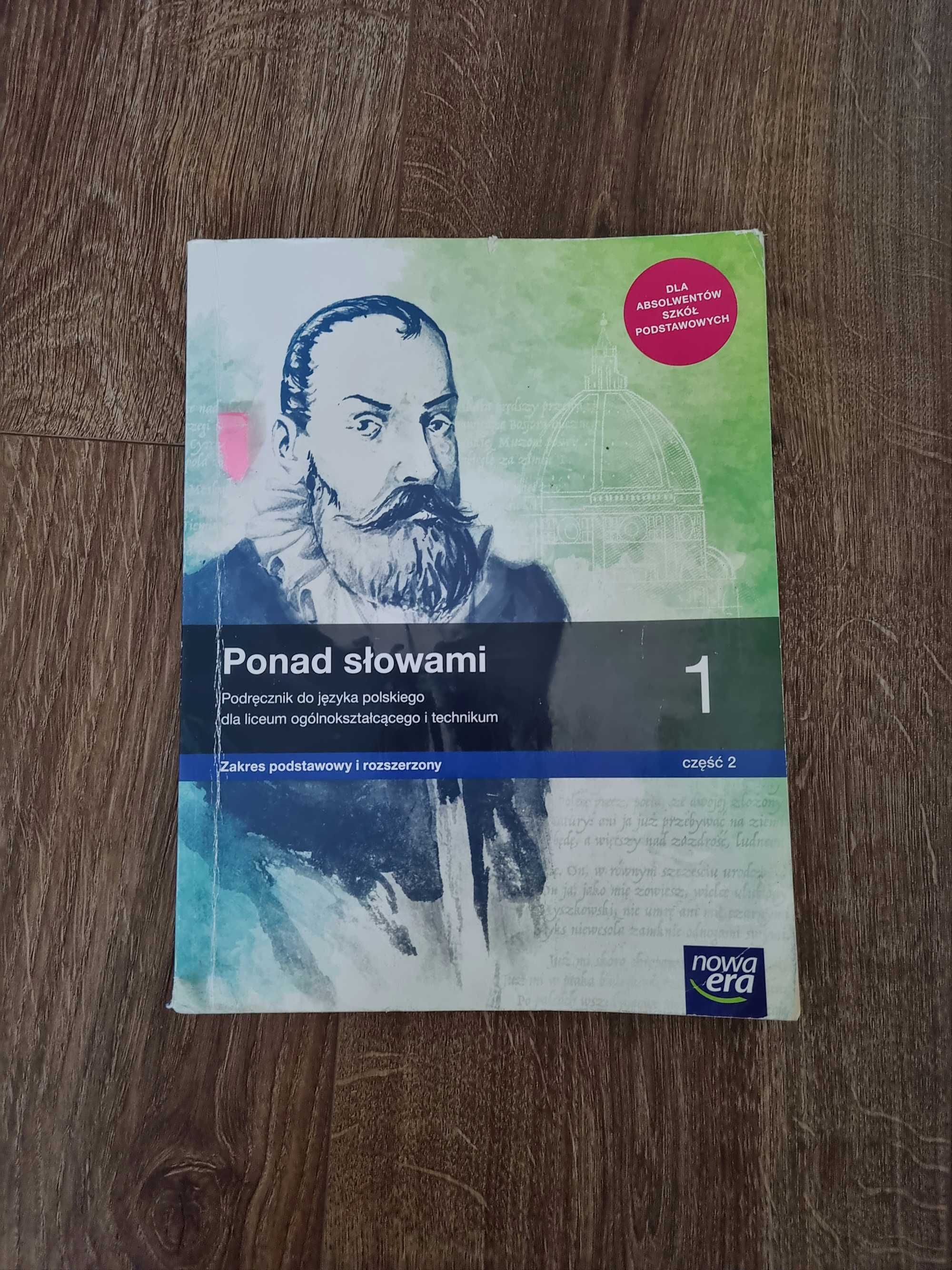 Ponad słowami 1 część 2 podręcznik do liceum/technikum