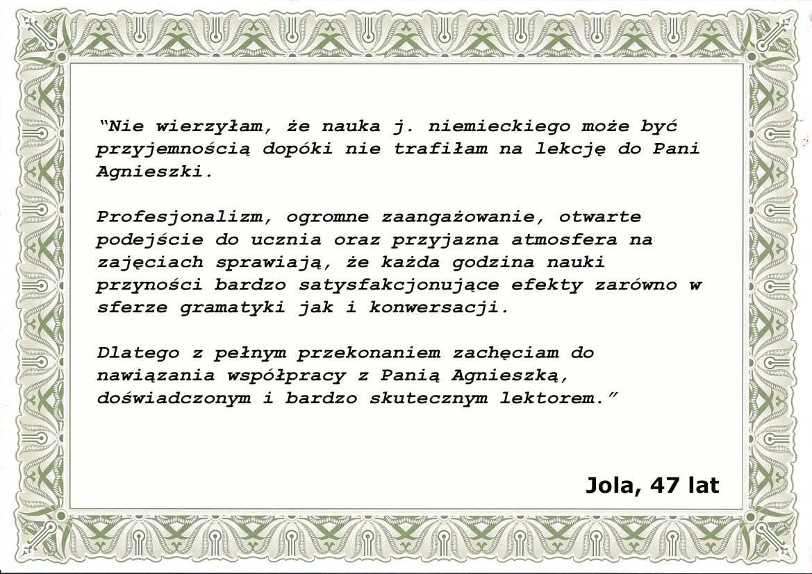 Korepetycje z języka niemieckiego