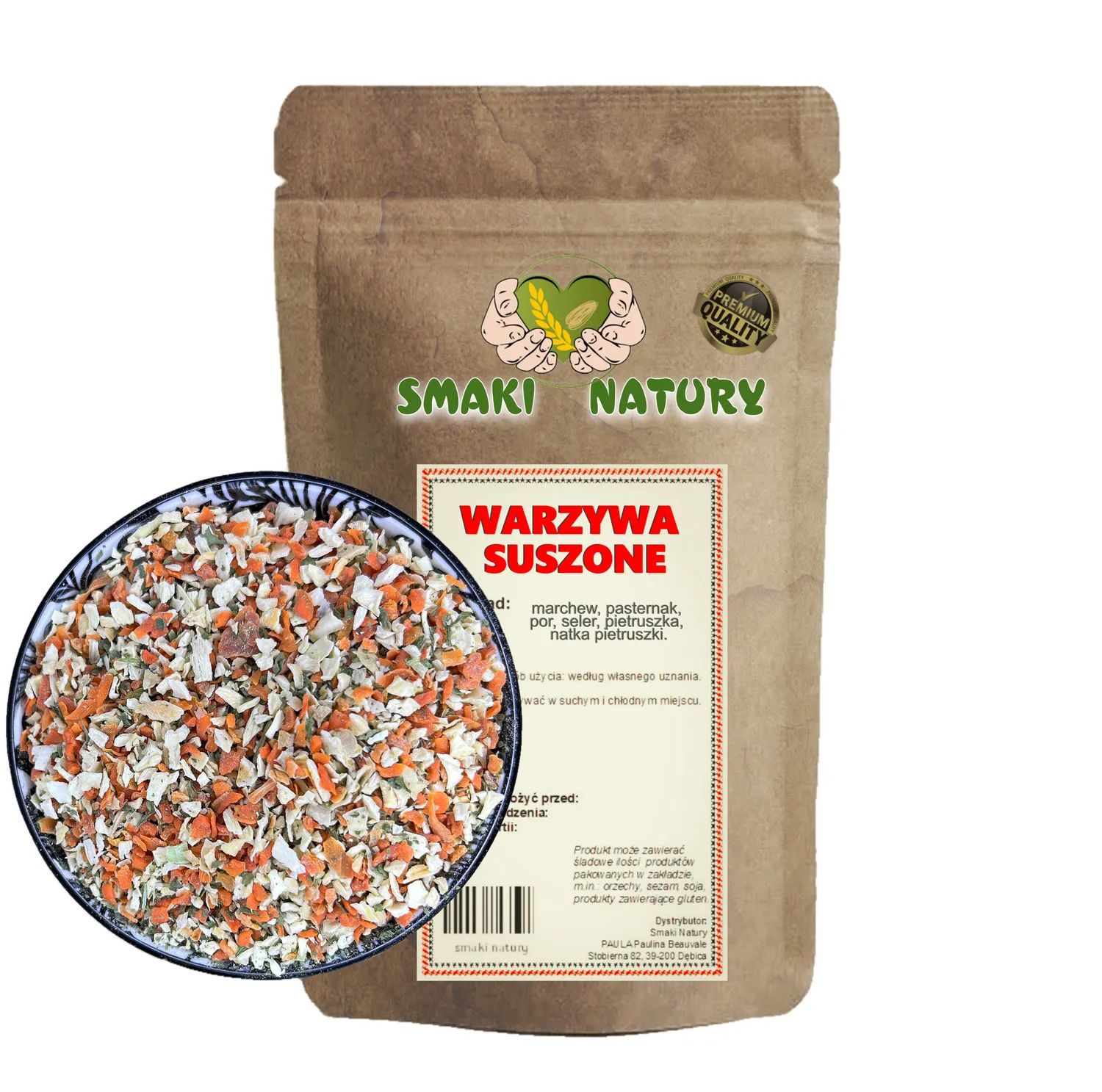 WARZYWA Suszone gress PREMIUM 500g Bez Soli