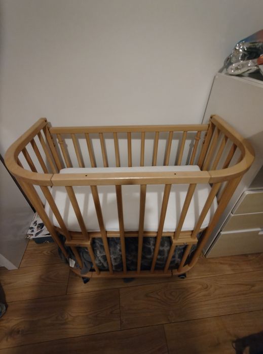 Łóżeczko dostawka dla dziecka Babybay Comfort + materac