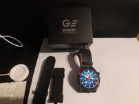 Smartwatch Garett V12, skórzany pasek + zapasowy pasek gumowy