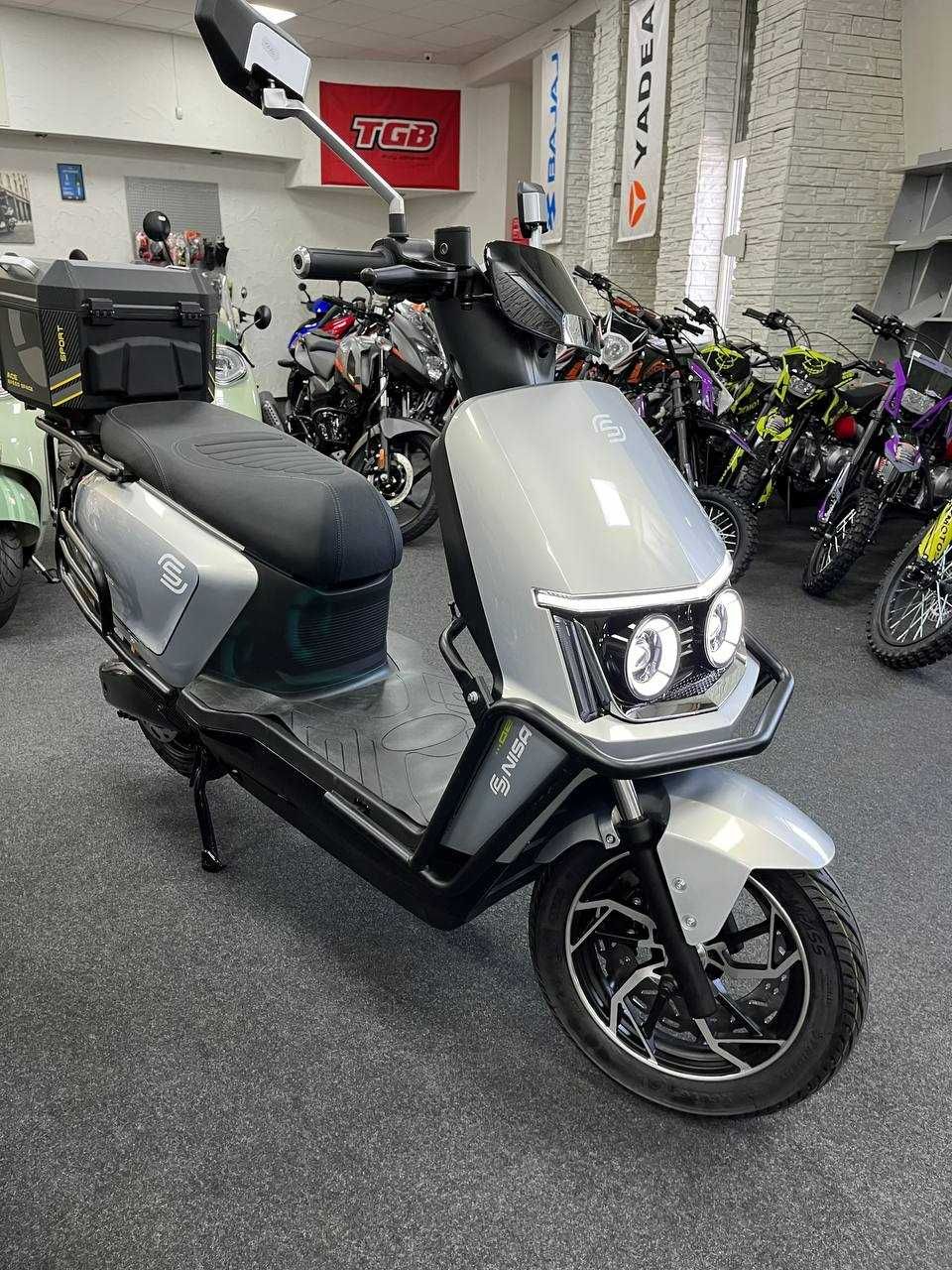 Электроскутер NISA K6 PRO Запас 110км, 2квт