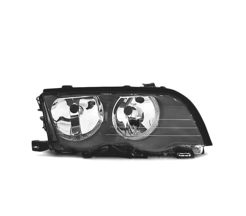 FAROL DIREITO PARA BMW SERIE 3 E46 SEDAN TOURING 98-01 FUNDO PRETO