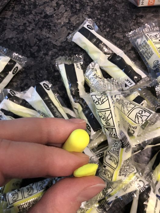 25x STOPERY zatyczki wkładki DO uszu OSZ 3M wyciszenie bezsenność