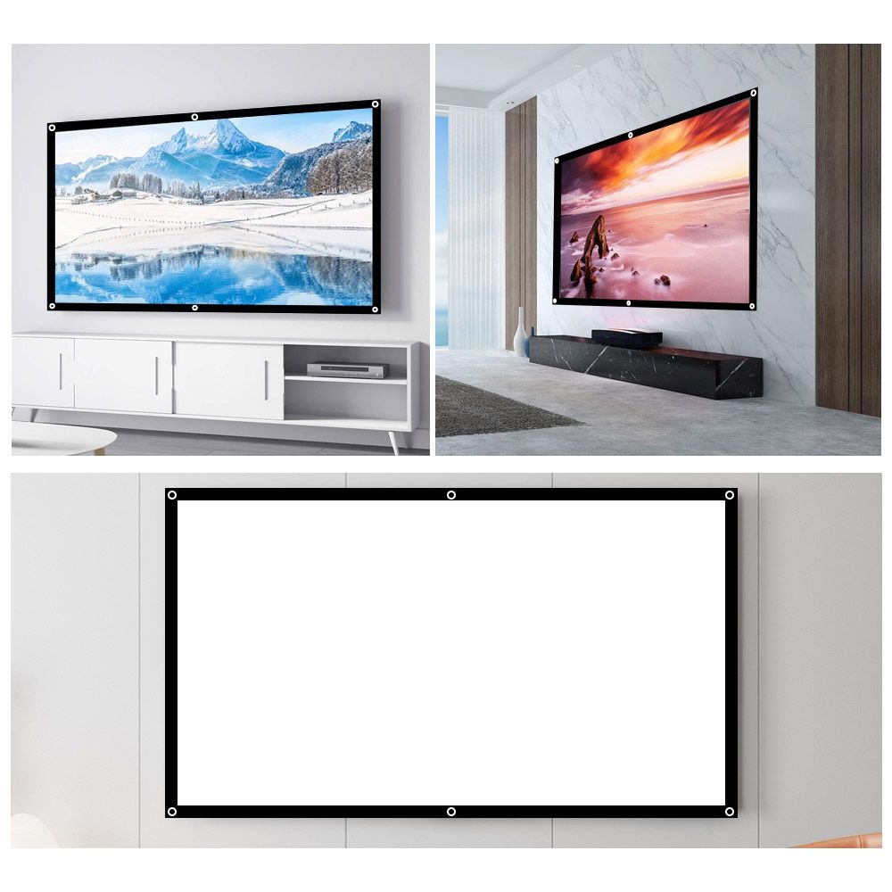 Екран 100дюймовий + Проектор портативний ThundeaL 4K Full HD TD80W