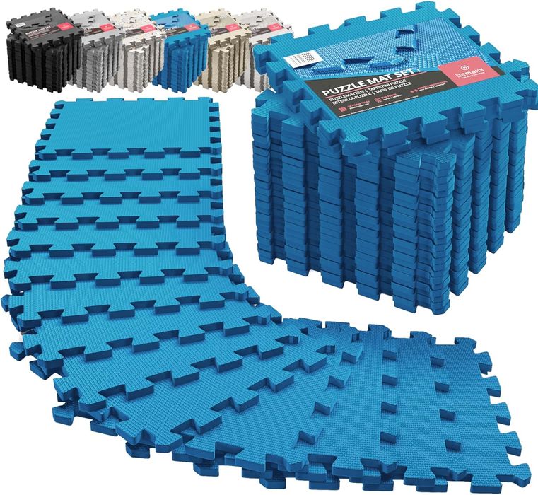 Wodoodporna Ochronna Mata Podłogowa Fitness do Siłowni Puzzle 18szt