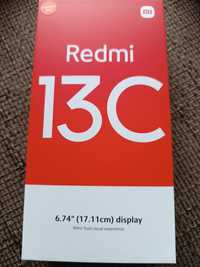 Smartfon Xiaomi redmi 13C, 8/256GB + szkło + etui