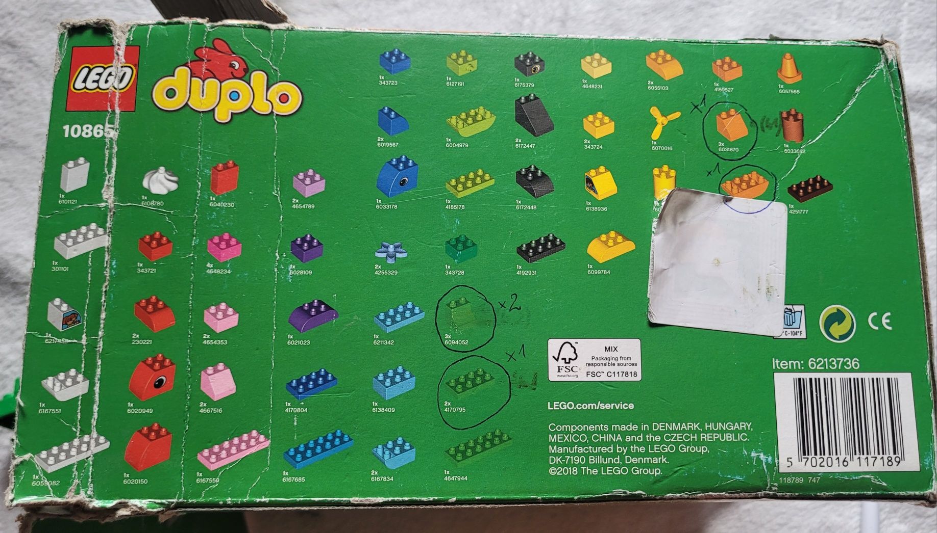Lego Duplo 10865 klocki