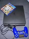 PS4 Slim Preta + GTA V