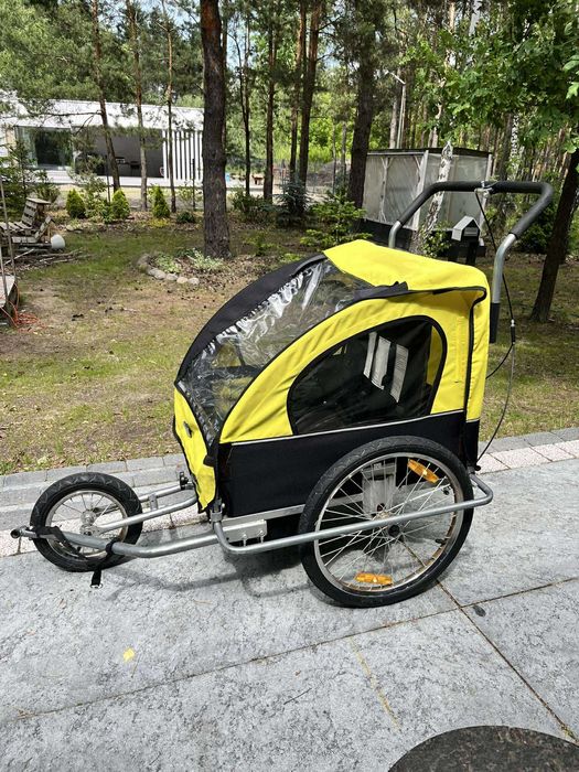 Wózek rowerowy XL 2 osoby, przyczepa rowerowa 2x dzieci
