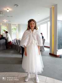 Sukienka na komunię wesele ślub,  rozmiar 140-146