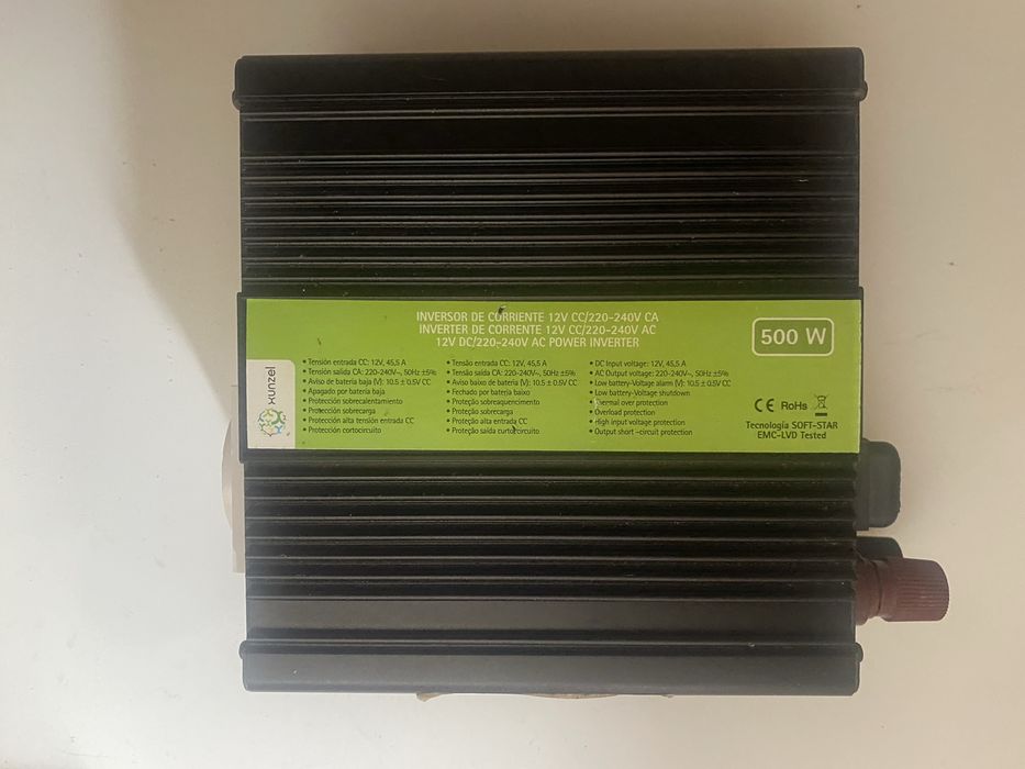 Inversor XUNKEL 12V - 230V Inverter Bateria ou Solar