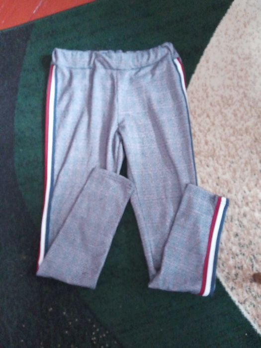 Spodnie rurki materiałowe damskie młodzieżowe