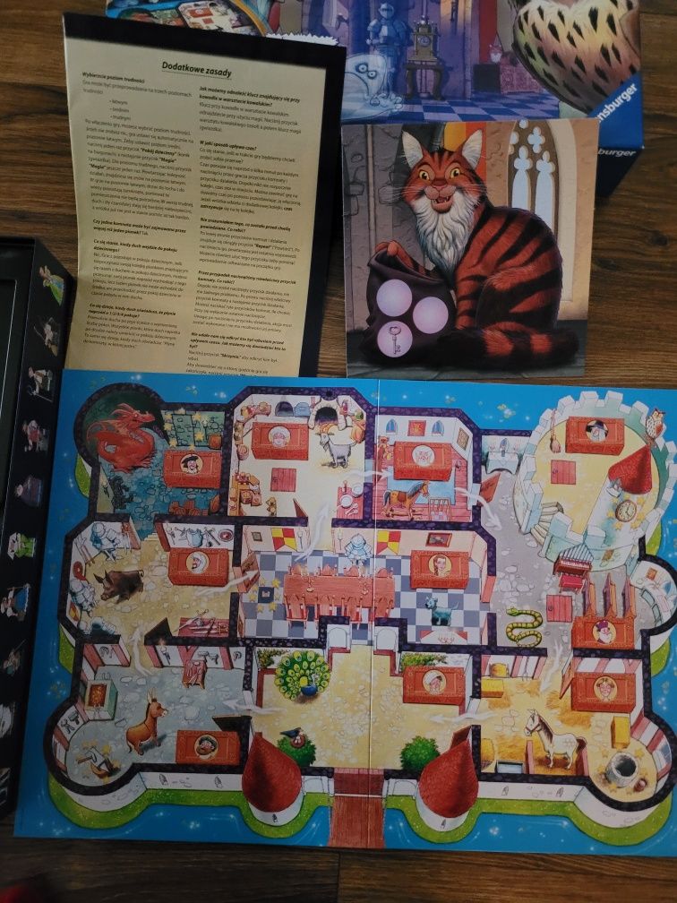 Gra planszowa KTO TO BYŁ? Ravensburger z interaktywna skrzynią J.nowa