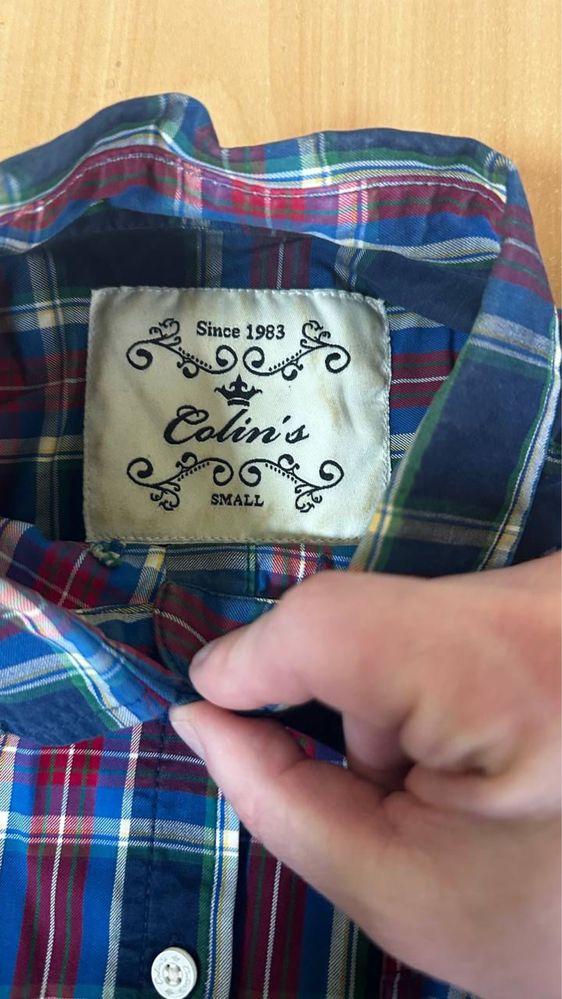 Продам две женские рубашки в клетку colins