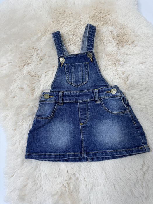 Ogroniczka jeansowa spodniczka denim 86 92 zara