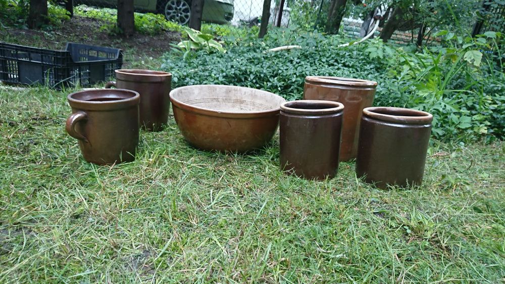 Garnki gliniane różne rozmiary