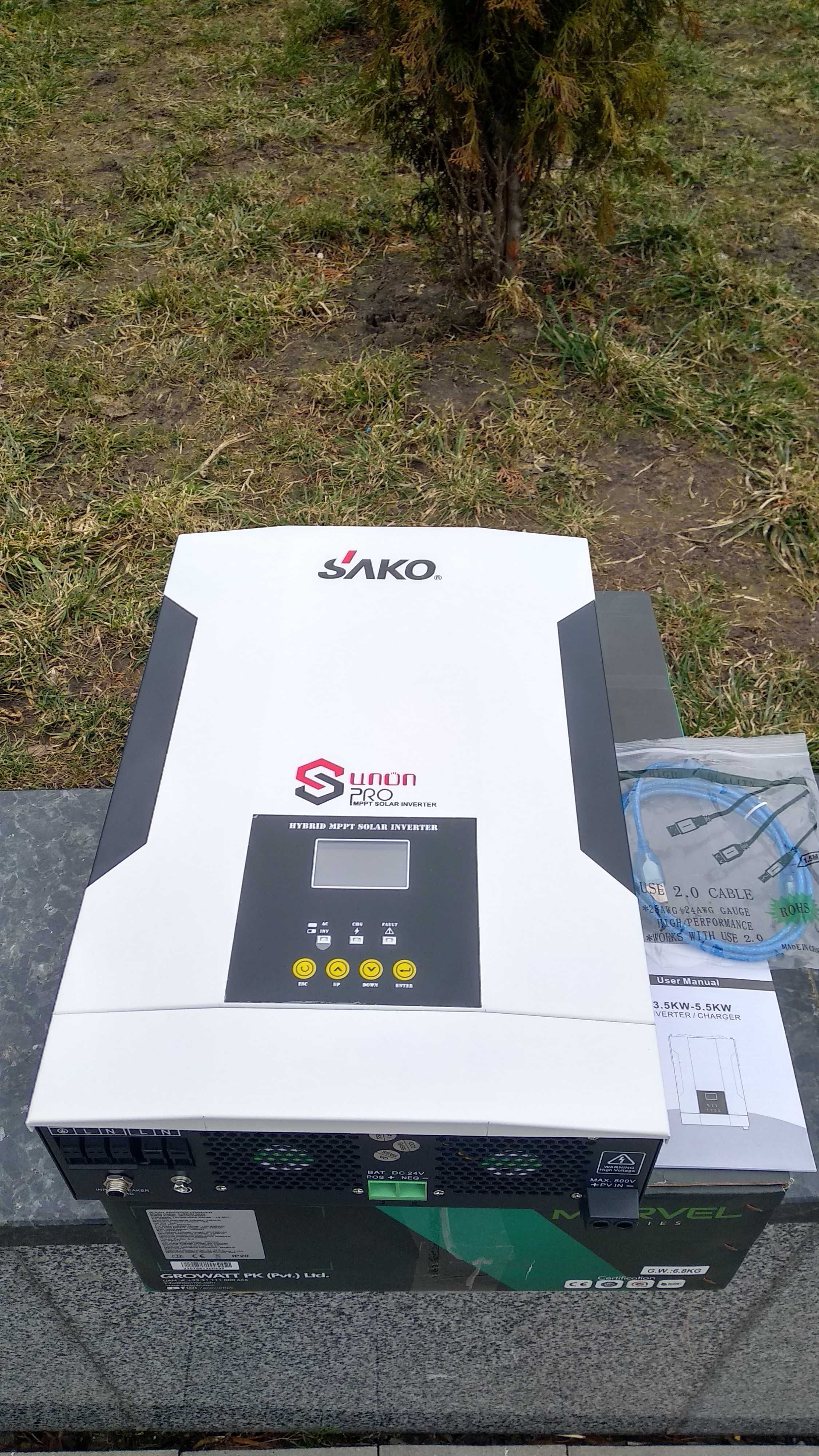 SAKO SUNON PRO 3.5-5KW,MPPT 100A Гібридний  інвертор Off-Grid инвертор