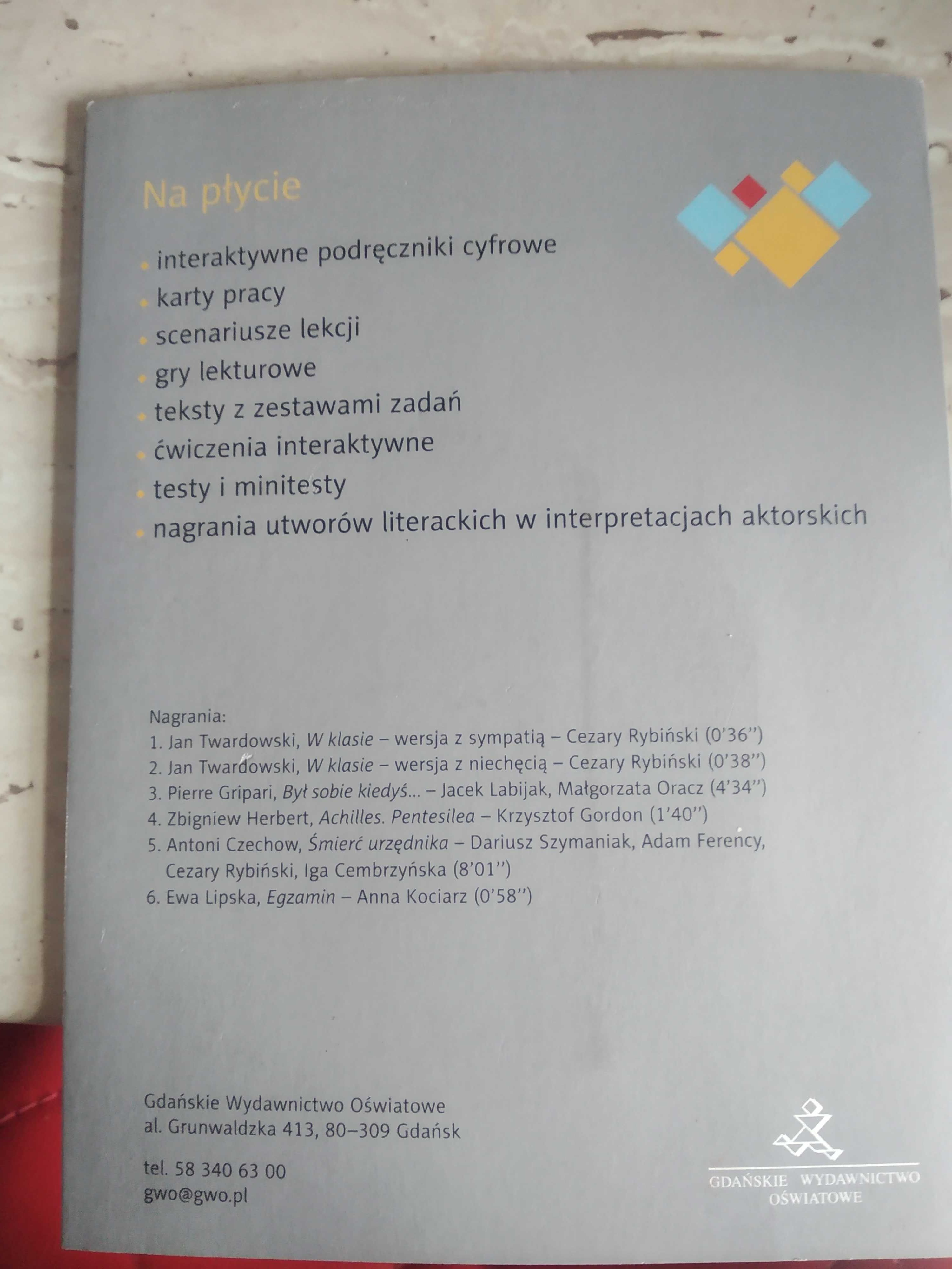 Płyty cd -pomoce dydaktyczne dla nauczyciela języka polskiego